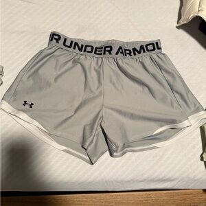 Under Armour Women's Gray Athletic Shorts